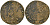 БЕЛЬГИЯ-БРАБАНТ 1 ЛИАРД XVI ВЕК ФИЛИППЕ II (1555-1598) медь 65-846