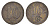Германия игровой жетон в 10 пфеннигов ND с отметкой CF латунь 4636-1256