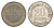 Дрезден трамвайный (транспортный) жетон в 20 пфеннигов ND H?lfert Men05 5719.1, Men18 7136.1 цинк и картон 4582-1051
