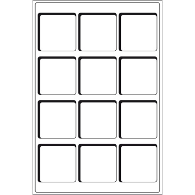 Вкладыш велюровый на 12 ячеек для монет диаметром до 66 мм, 2 шт. 324392-С