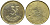 БЕЛЬГИЯ 5 ФРАНКОВ 1986 BELGIQUE KM 163 латунь или алюминевая бронза 4384-1026