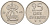 Швеция 25 эре 1963 U, Густав VI Адольф (1950-1973) KM 836 медно-никель 4609-1013