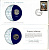 Греция 5 драхм 1976 конверт с маркой первого дня гашения, Coins of Nations KM 118 медно-никель UNC 4294-25-2