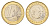Монако 1 евро 2002 KM 173 биметалл UNC 67-1145