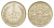 Латвия 1 лат 1924 KM 7 серебро UNC 4178-525
