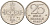 Норвегия 25 эре 1976 Улаф V (1958-1991) KM 417 медно-никель 4608-335