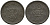 Норвегия 10 эре 1942 Хокон VII (1906 - 1957) KM 389 цинк 4154-758