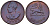 Эфиопия 1 цент 1943-1944 EE 1936, Хайле Селассие I, второе правление (1930-1936)  KM 32 медь 66-763