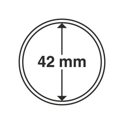 Капсулы круглые – 42 мм, упаковка 10 шт. 100042