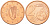 ИРЛАНДИЯ 2 ЕВРОЦЕНТА 2002 KM 33 сталь плакированная медью UNC 214-241