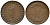 ГЕРМАНИЯ 1 РЕЙХСПФЕННИГ 1925 E KM 37, J. 313 бронза 39-922