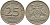 Тринидад и Тобаго 25 центов 1966 герб KM 4 медно-никель 4396-644