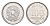 Бразилия 100 крузейро 1985 KM 595 нержавеющая сталь UNC 4664-533