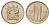 Родезия 2 1/2 цента 1970 год-тип KM 11 медно-никель UNC 4659-238