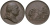 Набор бронзовых французских медалей и медальонов 1810 года. Оригинальный комплект. 0-0-00