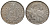 Франция 20 франков 1869 6,49 гр. KM 801.1 платина 00-000-00