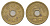 Япония 5 йен 1975 Yr. 50, Хирохито (1926-1989) Y 72a латунь 4632-226