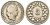 ШВЕЙЦАРИЯ 5 РАППЕНОВ 1885 В KM 26 медно-никель 4532-869