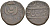 Индия, Ауд (Авадж) (Awadh) 1 фалус ND (AH1258-1262), Amjad Ali Shah (1842-1847), вес 11,7 гр. KM 325 медь 4112-812