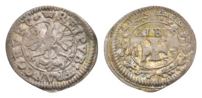 Франкфурт 1 альбус 1655 KM 108.2 серебро 1515-711