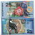 Суринам 25 гульденов 2000 белогрудый тукан, курупита гвианская Pick 148 бумага UNC (пресс) 445-56-3