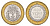 Камбоджа 500 риелей 1994 год-тип KM 95 бронза UNC 4657-514
