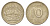 Швеция 10 эре 1954 Густав VI Адольф (1950-1973) KM 823 серебро 4625-425