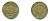 ФРАНЦИЯ 50 САНТИМОВ 1931 ТИП MORLON KM 894.1, LE FRANC 192.4 алюминиевая бронза 23-523