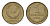 СССР 1 копейка 1991 М Y 126a латунь UNC 4684-555