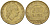 Италия 200 лир 1979 R, шестерня KM 105 алюминиевая бронза 85-154