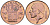 БЕЛЬГИЯ 50 САНТИМОВ 1980 BELGIQUE, БОДУЭН I (1951-1993) KM 148.1 бронза UNC 214-468