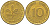 ФРГ 10 пфеннигов 1978 F KM 108, J. 383 сталь плакированная латунью 175-743