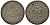 Польша, Данциг 1 шиллинг (шеляг) 1582 Стефан Баторий (1576-1586), вес 1,08 гр. серебро 1516-1533