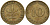ФРГ 10 пфеннигов 1950 F J. 383, KM 108 сталь плакированная латунью    4603-321