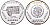 Мексика 5 песо 1994 Mascaron Del Dios Chaac, тираж 4500 экземпляров KM 577 серебро PROOF 1068-4-41