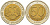 Россия 50 рублей 1992 ЛМД KM 315, Федорин 1 биметалл UNC 4402-226