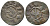 Дерптское епископство артиг 1514-1518 Christian Bomchower (1514-1518). вес 0,39 гр. серебро 1516-1015