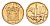 ЮАР 10 центов 1996 герб, цветок алоэ KM 161 сталь плакированная бронзой UNC 4694-726