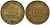 ФРГ 10 пфеннигов 1974 J J. 383, KM 108 сталь плакированная латунью    4603-423