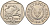 Кипр 50 центов 1994 похищение Европы KM 66 медно-никель 4141-1237