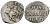 Великое Княжество Московское денга 1535 - 1547 Иван IV Васильевич, Московский монетный двор, 0,36 грамм ГиК №21 серебро 262-1241