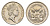 Австралия 5 центов 1987 Елизавета II (1952-2022), ехидна KM 80 медно-никель UNC 4152-1022