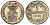 Бавария 1 крейцер 1869 Людвиг II (1864-1886) KM 873, AKS 183 серебро aUNC 413-5744