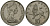Великобритания 10 пенсов 1969 Елизавета II (1952-2022) KM 912, Spink 4231 (F1) медно-никель 4137-343