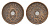 Дания 1 эре 1928 N, Кристиан X (1912-1947) KM 826 бронза 4658-141