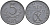 Дания 5 эре 1944 N; S, Кристиан X (1912-1947) KM 834а цинк    4680-924