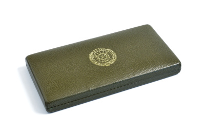 Эфиопия набор из 5 монет 1977 в картонном буклете, запайка, в оригинальной коробке, с сертификатом KM PS 7, KM (43.2-47.2)   PROOF  8-2-04-15