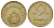 Венгрия 2 форинта 1988 BP KM 591 латунь UNC 4699-1132