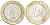 Франция 1 евро 2000 KM 1288 биметалл UNC 4126-624