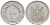 Египет 10 миллимов 1967 AH1386, орёл с щитом на груди KM 411 алюминий 4150-1046
